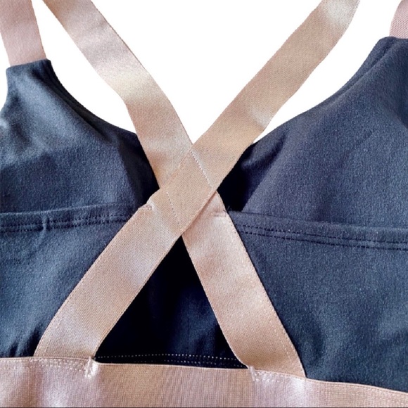 Splendid 🆕| 🎄Rosé Bronze Racerback Sweat Wicking Sports Bra. - Picture 6 of 9